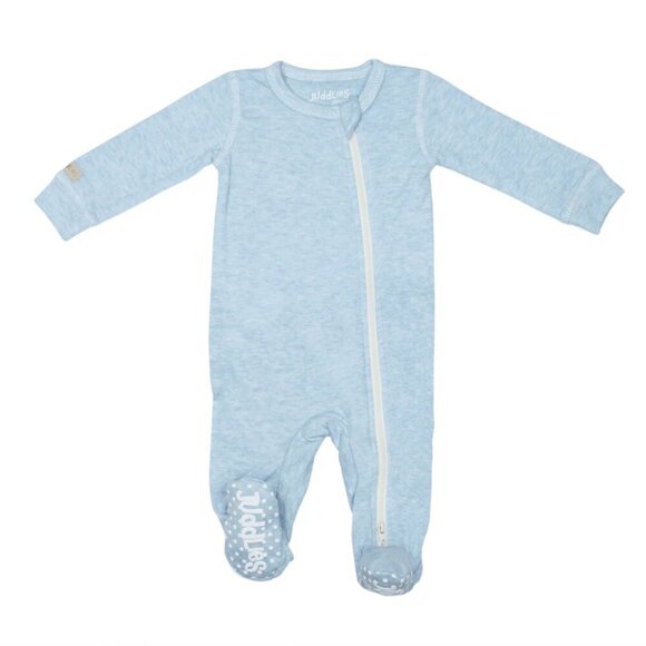 Juddlies - Breathe Easy - Light Blue Baby Onesie - Picture 1 of 7
